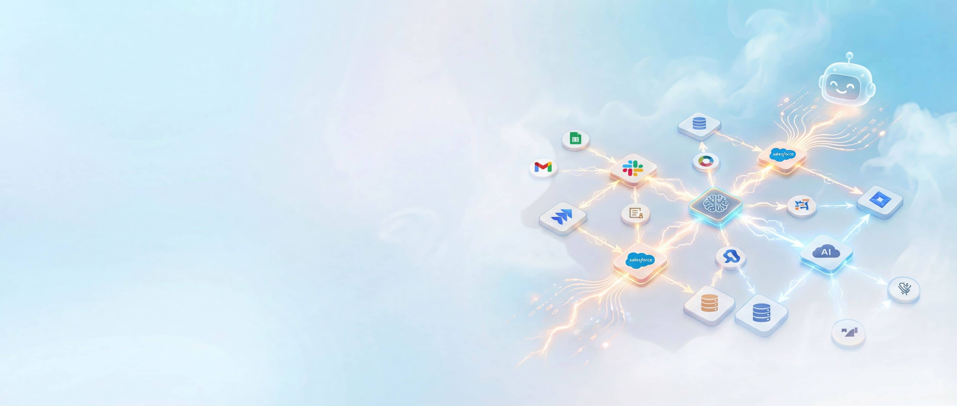 AI agents that answer and act background